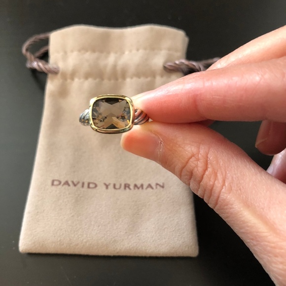 David Yurman Jewelry - David Yurman Noblesse Ring in Smokey Quartz - Sz 5